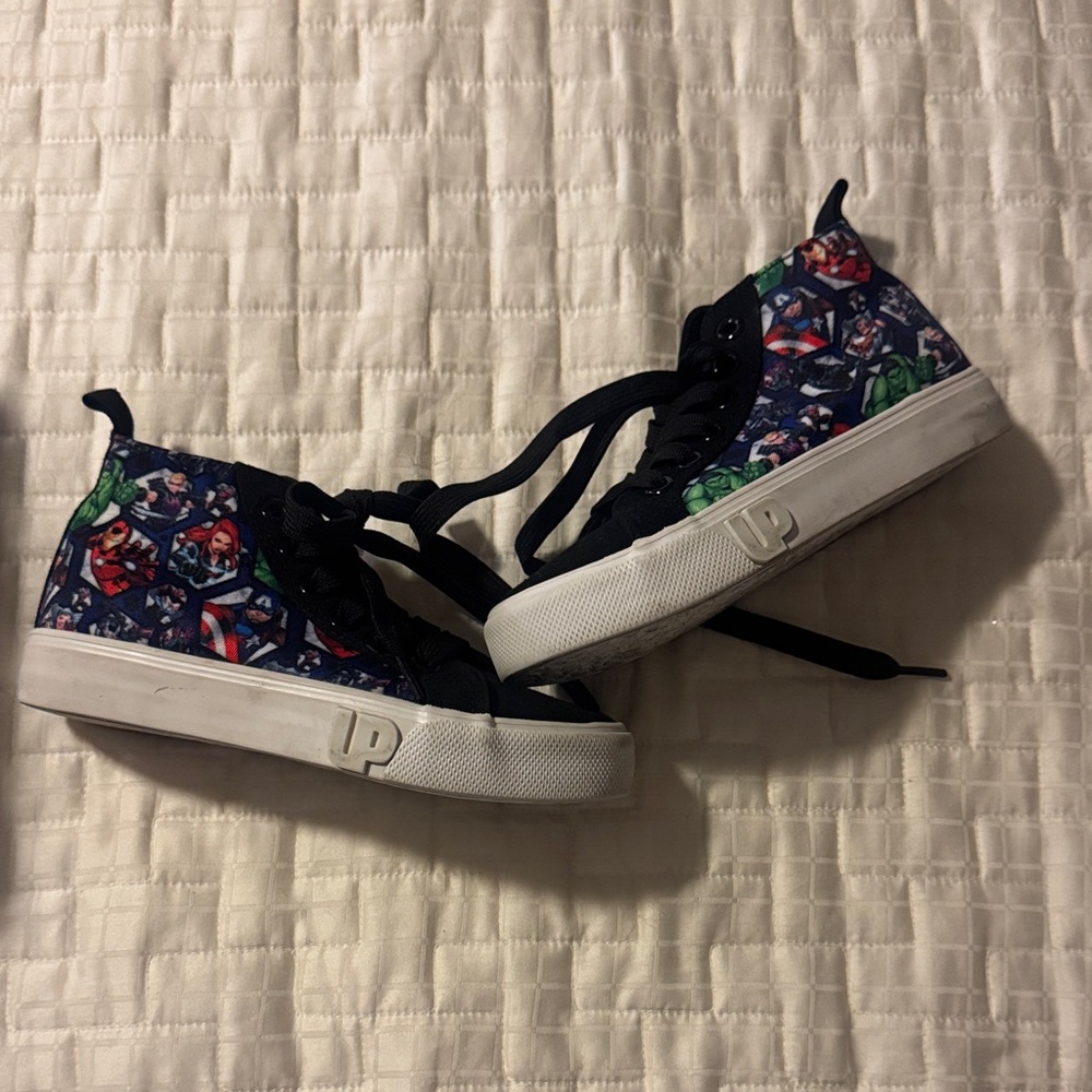 Colorful High-Top Sneakers